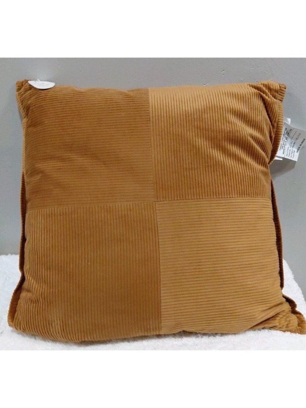 Threshold 18x18 In Toss Pillow Brown  Removable Cover